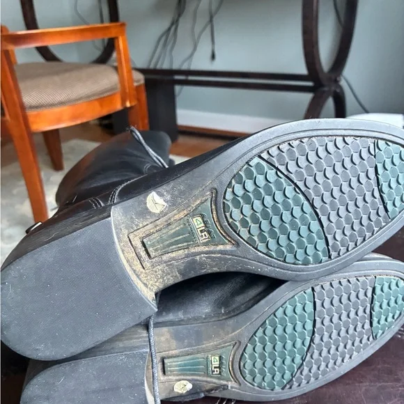 Ariat Black Leather Ankle Boots - Picture 5 of 6